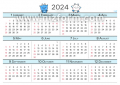 2024년달력_기본형(A4)(1월-12월) 미리보기 이미지